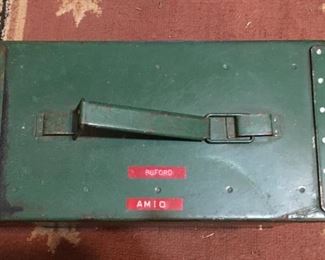 Vintage ammo box