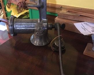 Vintage Keen Kutter cast iron meat grinder