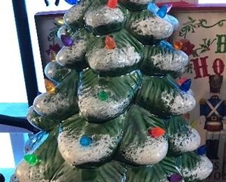 Ceramic light up Christmas tree