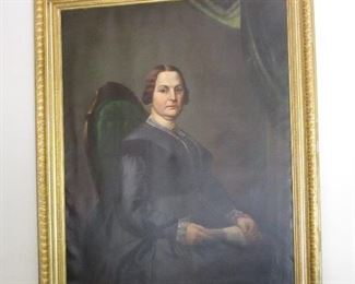 Perhaps  Mary Todd Lincoln in mourning attire....according to a 1990's appraisal 