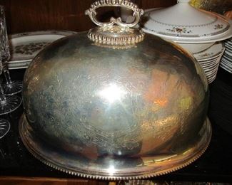 English antique Sheffield dome