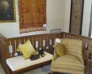 a mix of MCM and antiques defines the estate