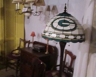 Green Bay Packer floor lamp