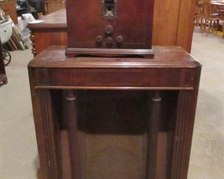 Philco Radio in cabinet
