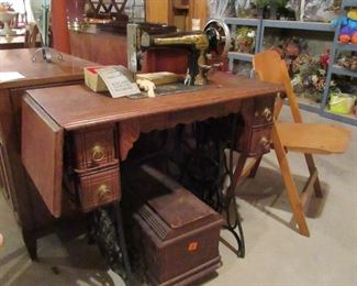early Singer sewing machine 