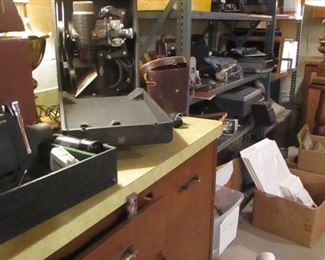 vintage photography, office equipment