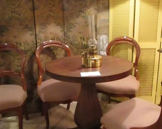 empire tale, balloon back chairs