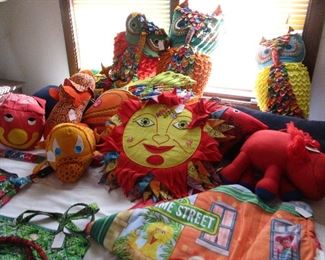 NOS Thailand pillows purses etc