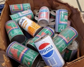 Vintage 7up State Cans, Pepsi-Cola, Miscellaneous Soda Cans