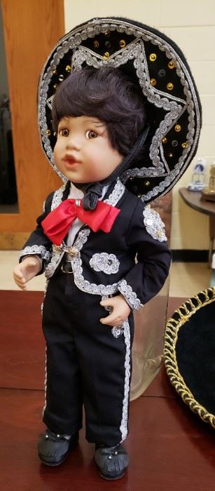 Danbury Mint "Jose" Mariachi Porcelain Doll