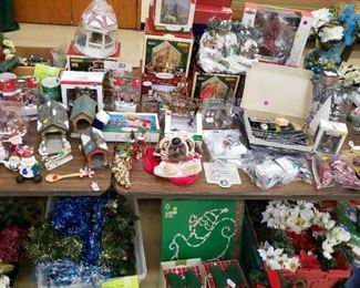 Christmas Decor and Village Pieces