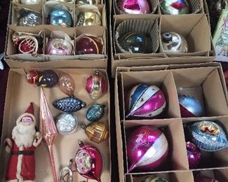 Nice Old Christmas Ornaments, old Japan Santa