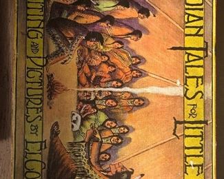 Rare child’s book Indian Tales and little folk.