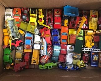 Large selection of vintage Matchbox , and more