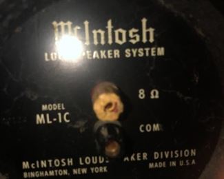 McIntosh model ML 1C