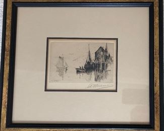 Anthony Thieme
“Rock port”
Signed pencil etching 