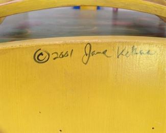 Hand Painted table with 4 chairs