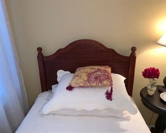 Twin bed linens sold separately