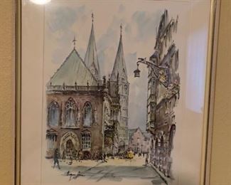 Chartes Church Paris France by Eugene Arc