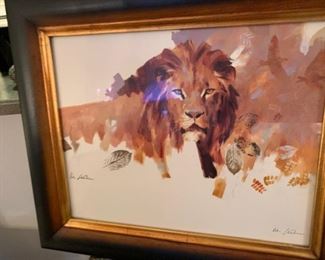 "King of the Jungle" by Vic Guthrs renowned Artist
