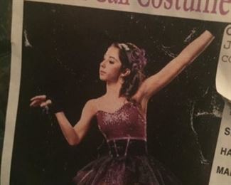 All sizes of dance costumes
