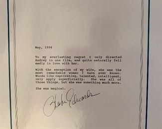 Breakfast at Tiffanys Script	 	
