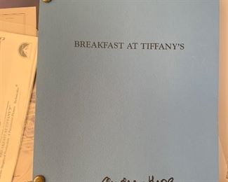 Breakfast at Tiffanys Script	 	
