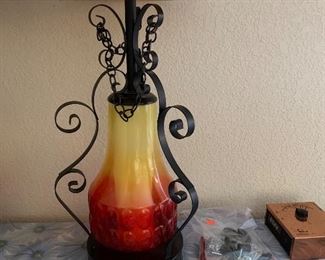 1970s Glass/Iron Lamp #1	 	
1970s Glass/Iron Lamp #2