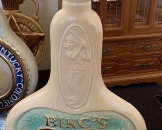 Many Beam & Ezra Brooks Decanters