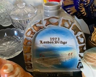 Many Beam & Ezra Brooks Decanters