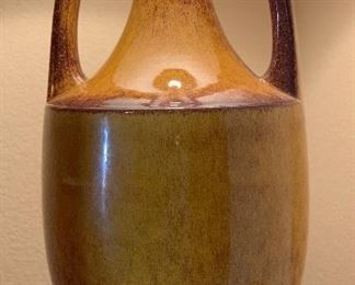 Vintage Glazed Pottery lamp	 	
