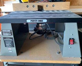 Porter-Cable 696 Shaper Table 6902 Router/1001 base	43X20X18IN	HxWxD
