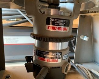 Porter-Cable 696 Shaper Table 6902 Router/1001 base	43X20X18IN	HxWxD
