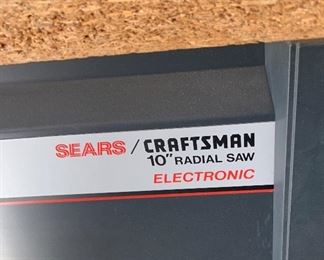Craftsman 10in Radial Saw 113.197610	60x44x35in	HxWxD
