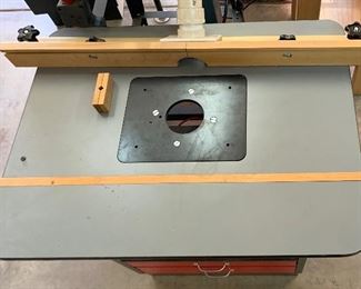 Woodhaven Router Table	39x37x25in	HxWxD
