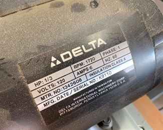 Delta 31-340 Belt/Disc Sander w/ Table	56x16x26in	HxWxD
