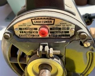 Craftsman Saw Motor	 	
