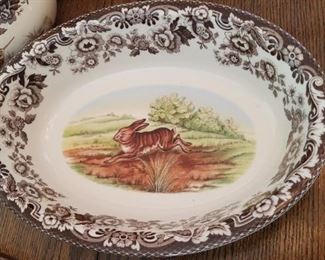 Woodland rabbit bowl