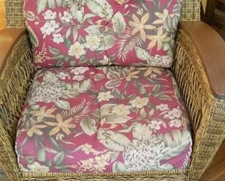 Great Rattan rocker with matching love seat and chair