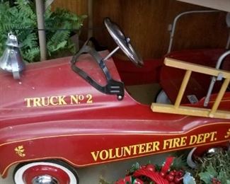 Childrens Pedal Car Volunteer Fire Department