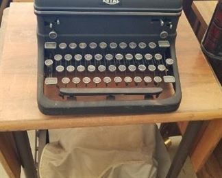 Vintage royal typewriter
