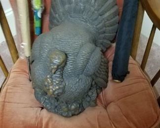 Several Turkey statues