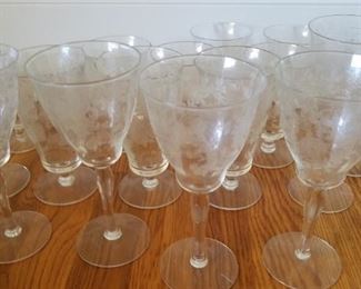 Crystal glassware