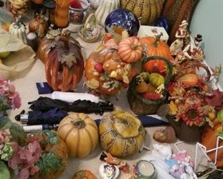Lots of Fall and Christmas Decor