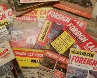 Vintage Foreign Car Volkswagon Magazines 1950's 1960's