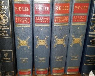 Robert E Lee 4 Set Books by Douglas Southall Freeman