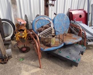 Metal Yard Items - Glider Chairs
