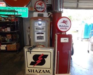 Beautiful, Complete Gas Pumps