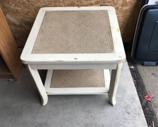 Vintage Square Side Table