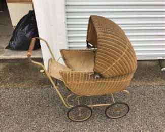 Antique Wicker Buggy